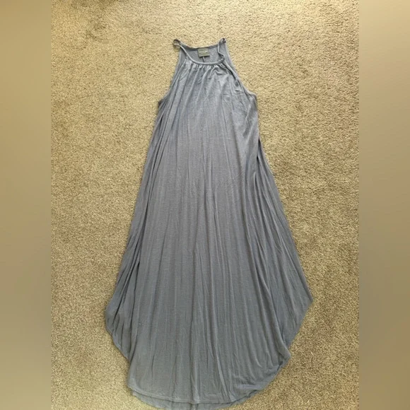 Olivia Rae New York Blue Flowy Midi Dress Size Small - Picture 4 of 4